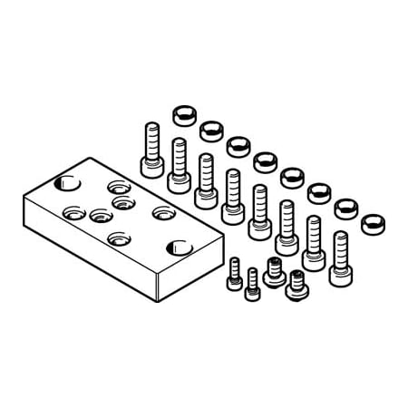 Festo Adapter Kit HMSV-73 HMSV-73